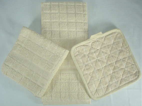 Kitchen Towels Combo Beige